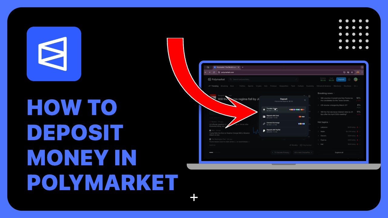 How To Deposit Money In Polymarket (Step by Step Guide)