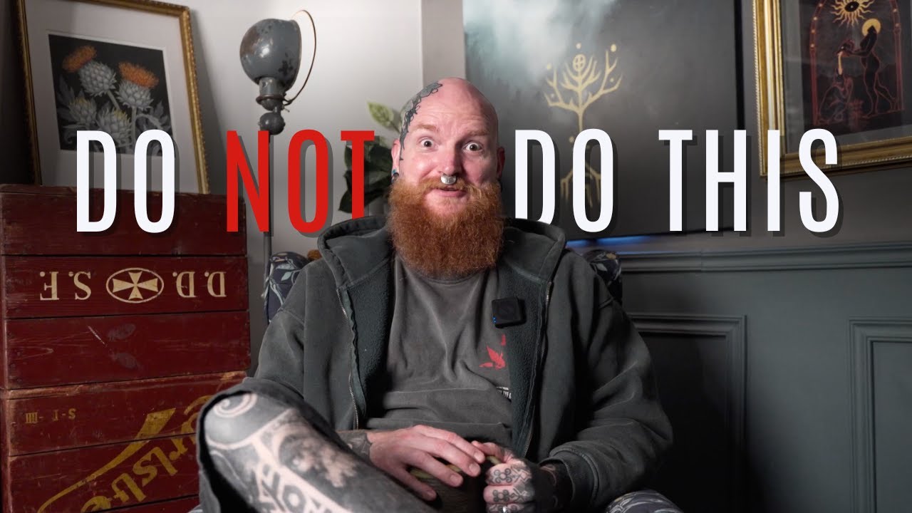 FIVE Things not to do when getting a Tattoo
