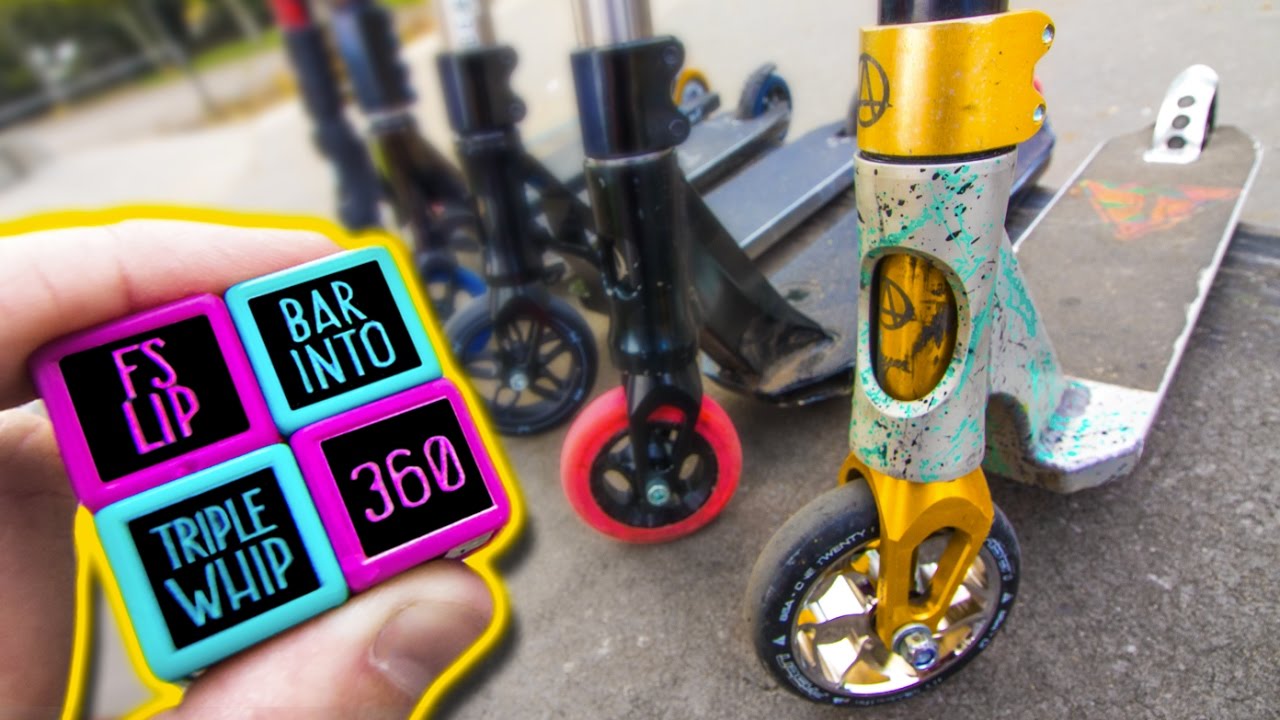 BRAND NEW PRO SCOOTER GAME OF TRICK D.I.C.E