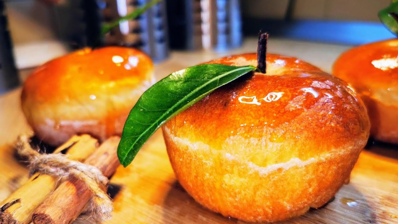 Бриош питки 🍎 с ароматна плънка от ябълки и канела