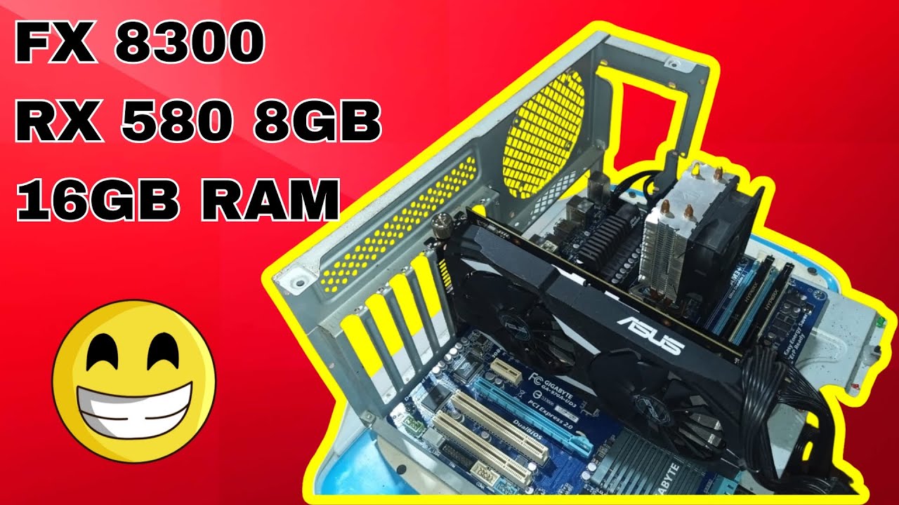 💥FX 8300 + RX 580 8GB + 16GB RAM Como RINDE ? Pruebas en JUEGOS y Rese&ntilde;a . PC Gamer LOW COST
