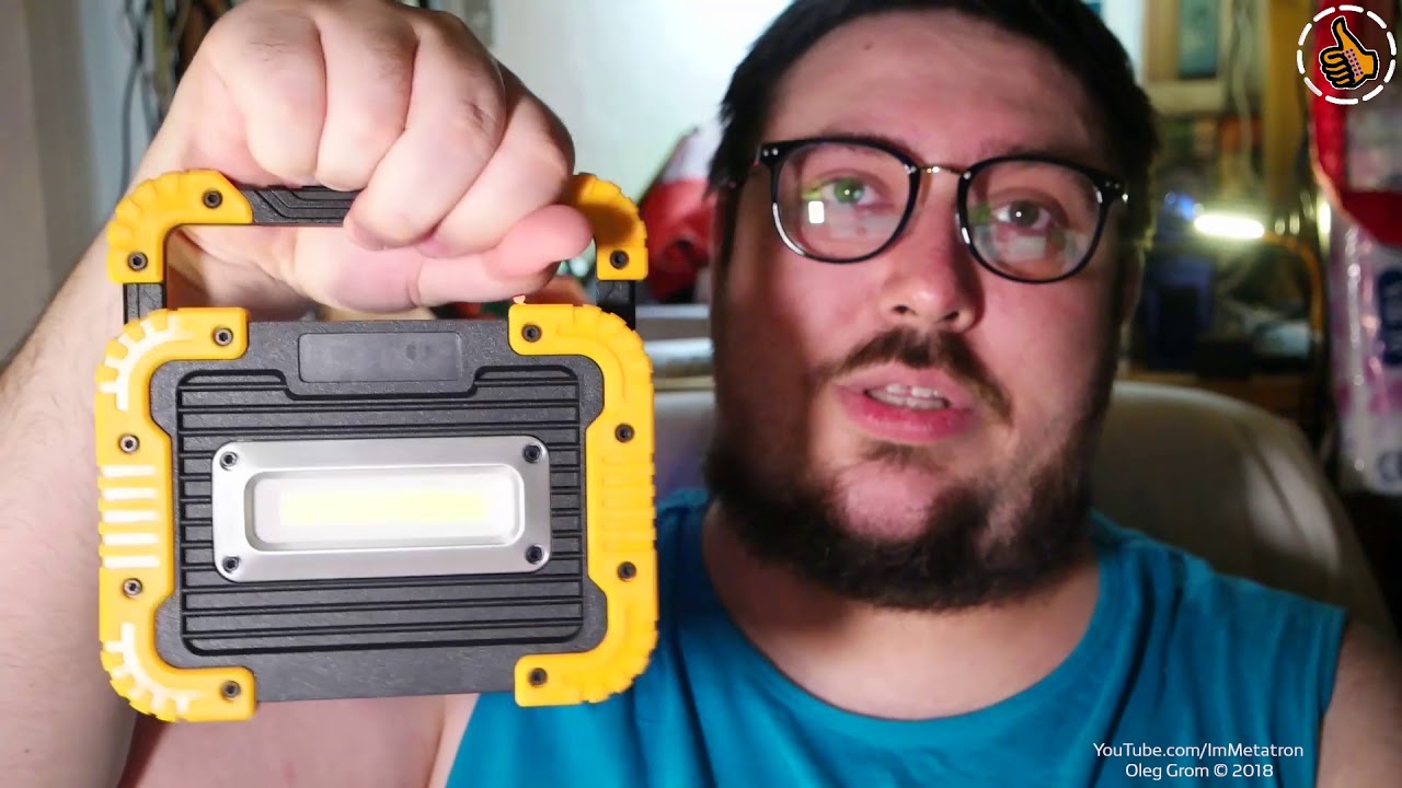BRELONG 750Lm 🔦 Мини прожектор 🔋 повербанк