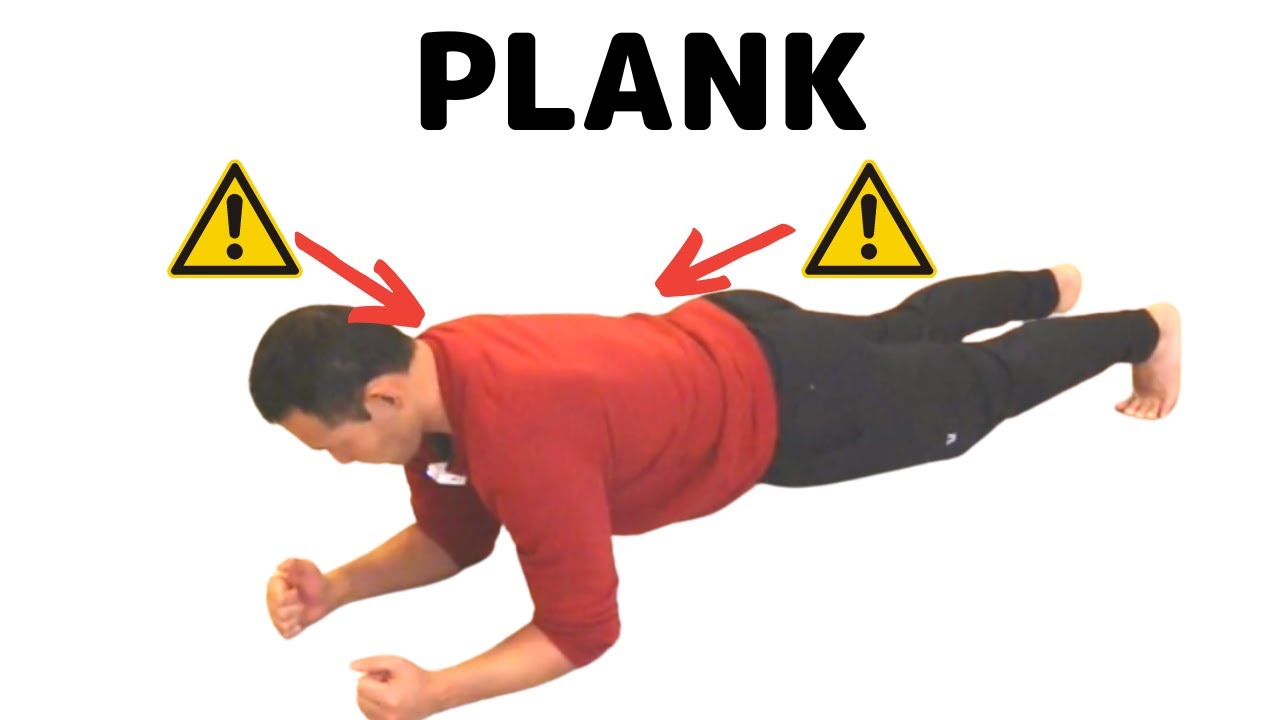PLANKS: Without hurting your back, neck and shoulders