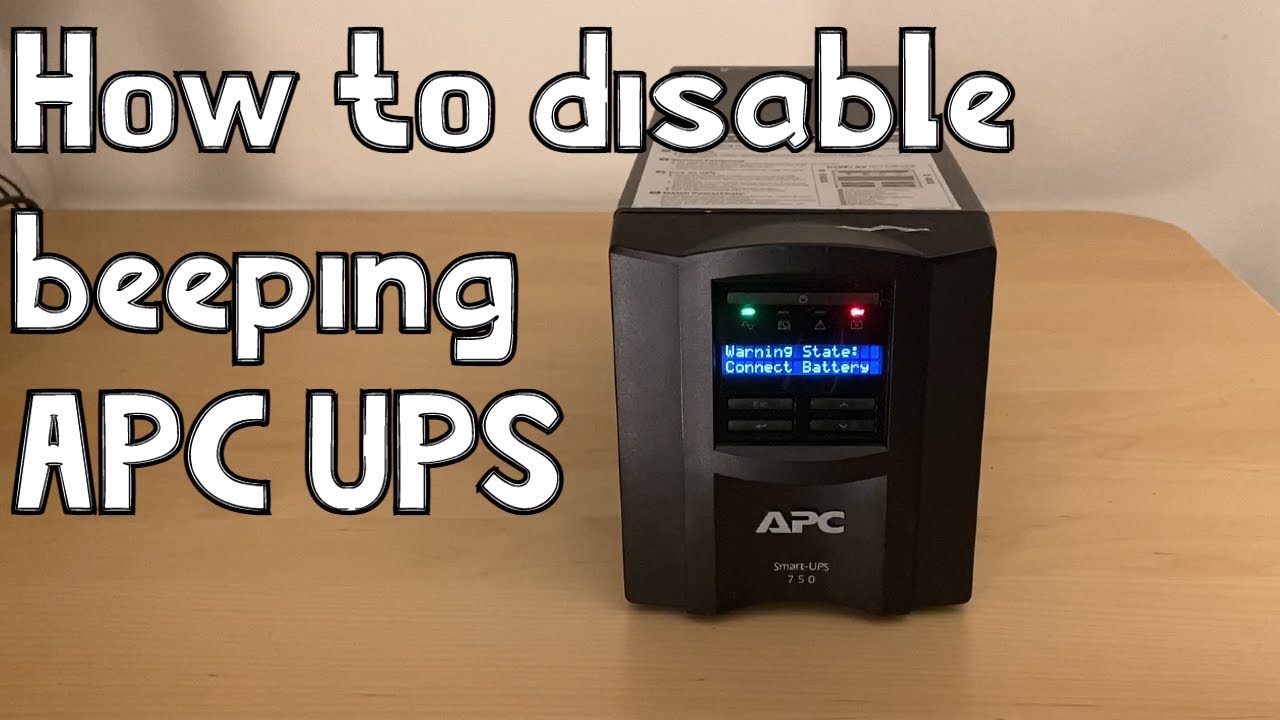Cara Menonaktifkan Bunyi Bip UPS APC
