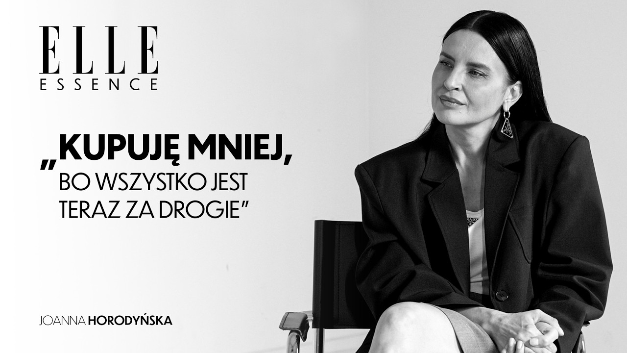 Joanna Horodyńska: Ja nie lubię się uśmiechać. Moda nie lubi uśmiech&oacute;w | ELLE ESSENCE #3