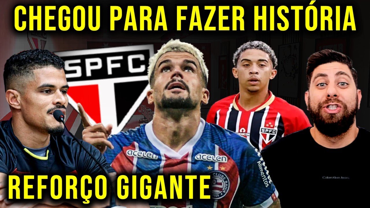 REFORÇO GIGANTESCO SIM!!! SÃO PAULO FAZ CONTRATAÇÃO IMPECÁVEL QUE CHEGA E JOGA! SPFC AGORA VOANDO!