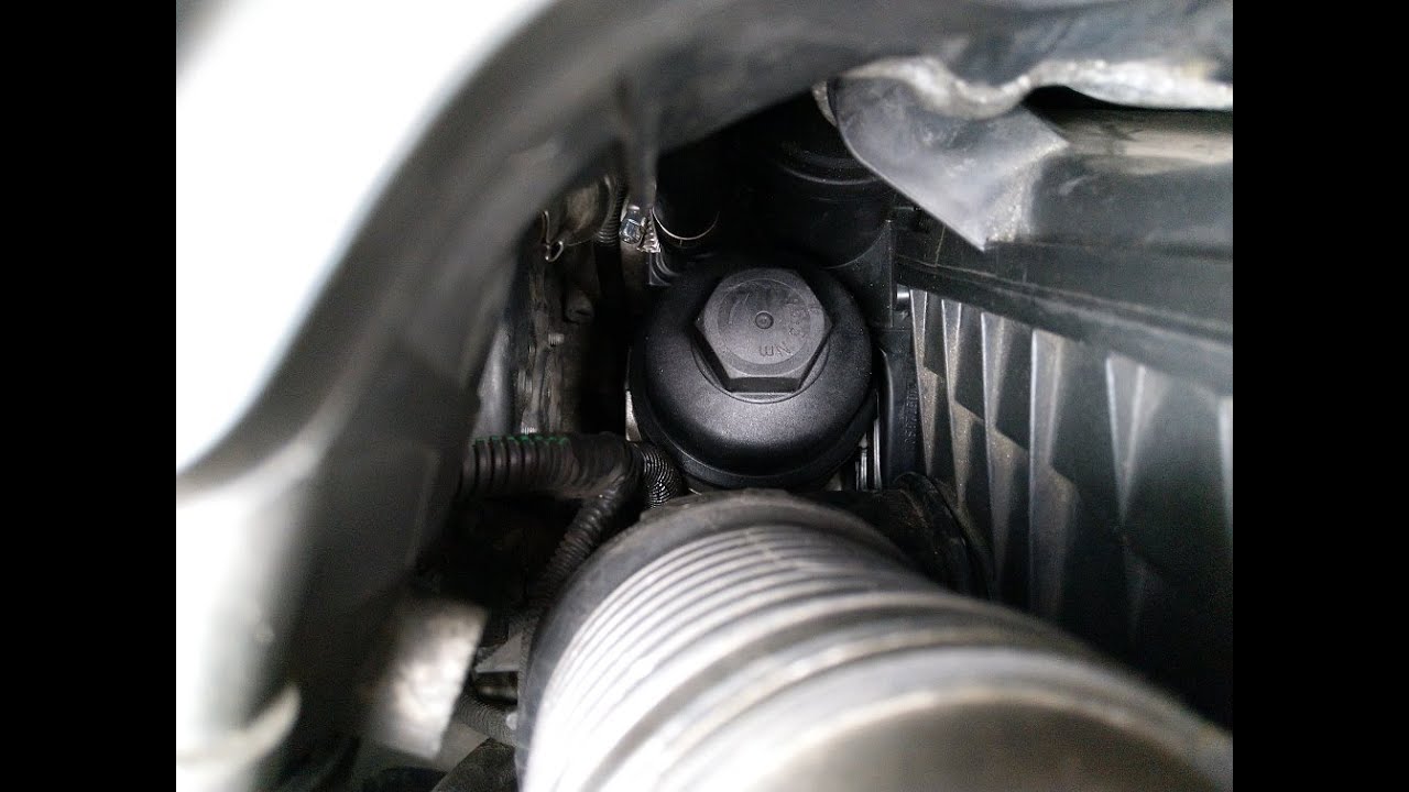 Focus 2.5 ST MK2 / DA3 HYDA austausch der Membrane Kurbelwellengehäuseentlüftung im Ölfiltergehäuse