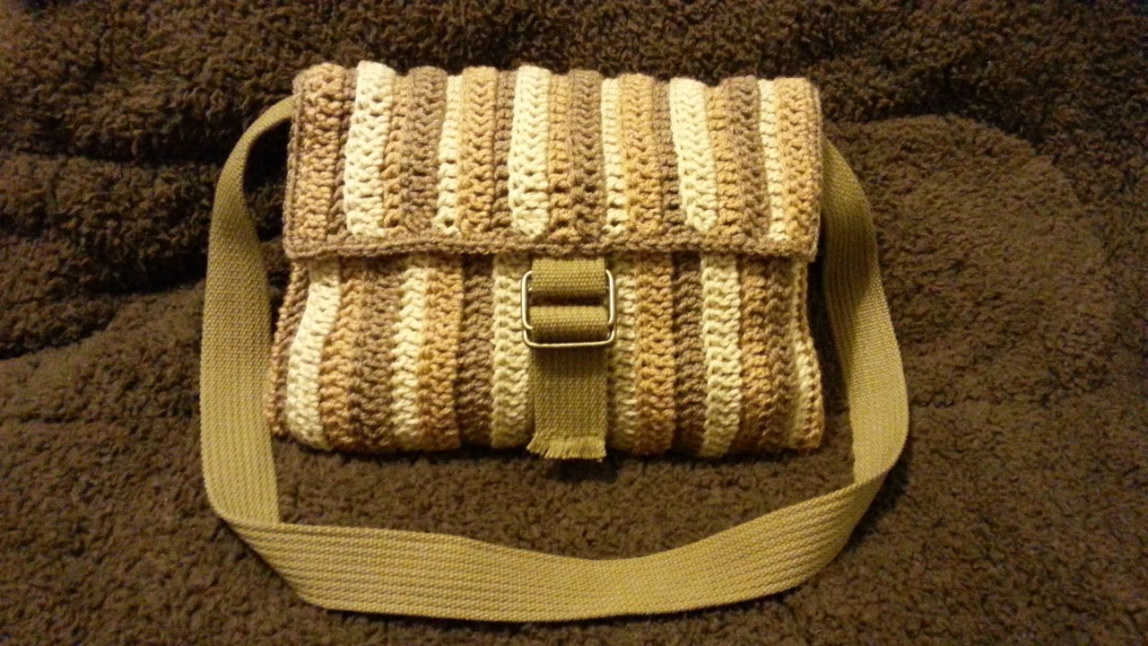 How to Crochet a Handbag | Shoulder Strap Purse | Bag o day Crochet Tutorial #202