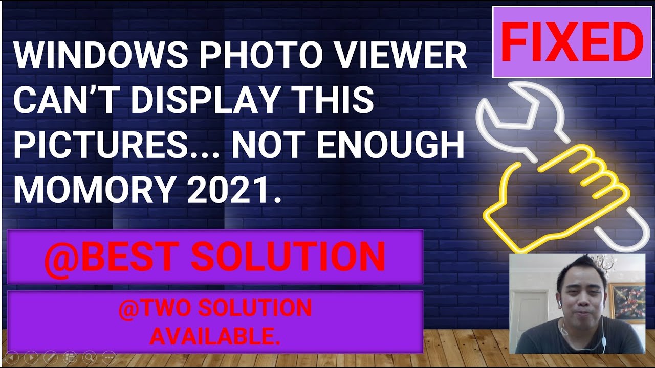 Windows Photo Viewer can't Display This Picture... Not Enough Memory FIXED 2021,BEST SOLUTION!!
