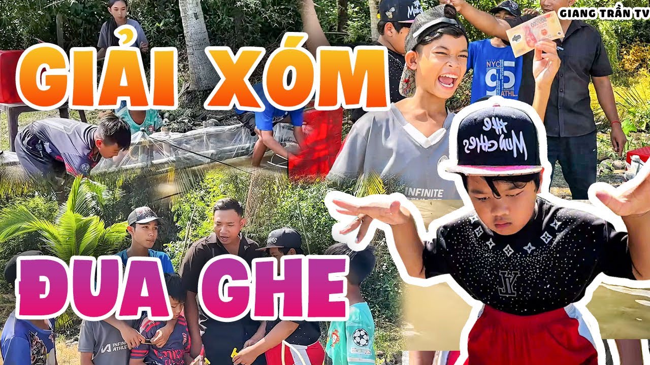 Ba Báo Chiến Thắng Tụi Nhỏ Trong xóm với pha ăn mừng cực hài | Giang trần TV