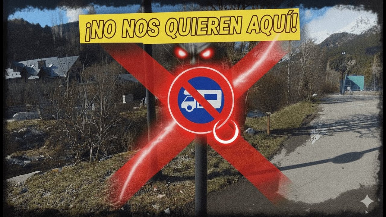CUIDADO: No aparques aquí con tu Autocaravana (Multa segura) ❌ Sallent de Gallego
