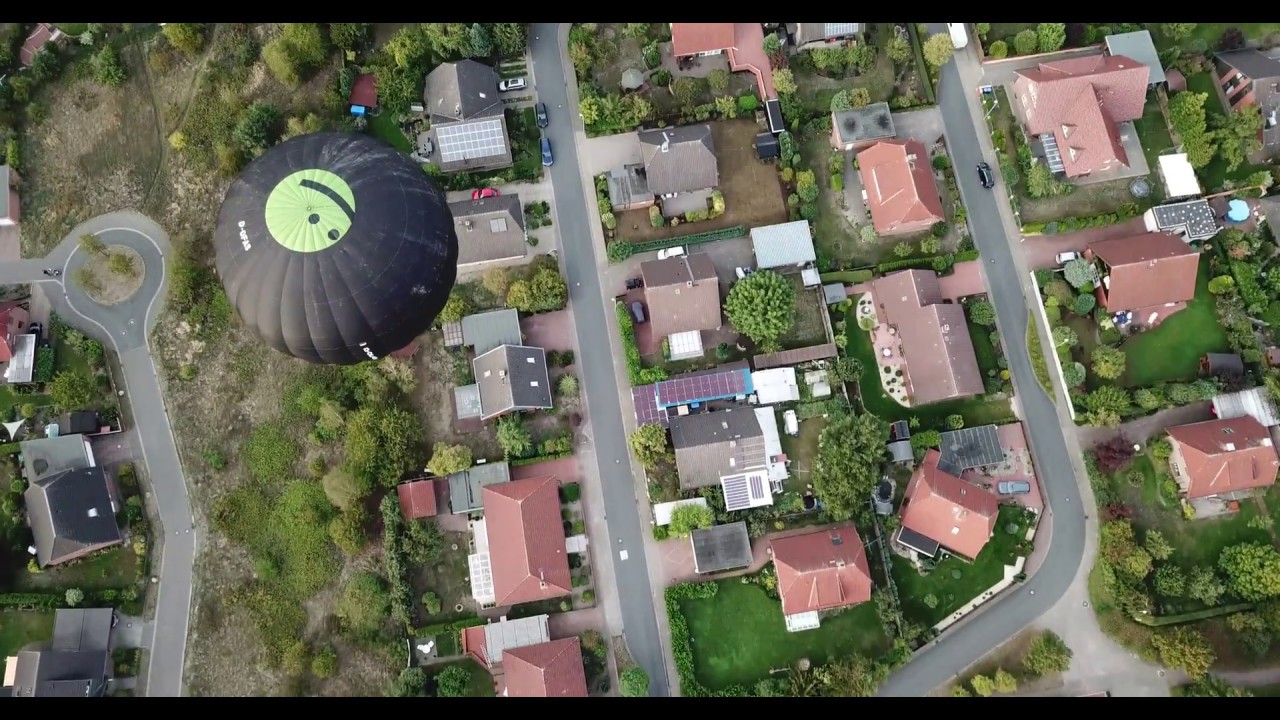 Nienhagen bei Celle - Heißluftballonfahrt - aufgenommen mit Mavic Pro DJI