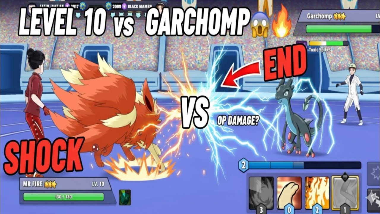 GARCHOMP SHOCK 😱 OP DAMAGE 