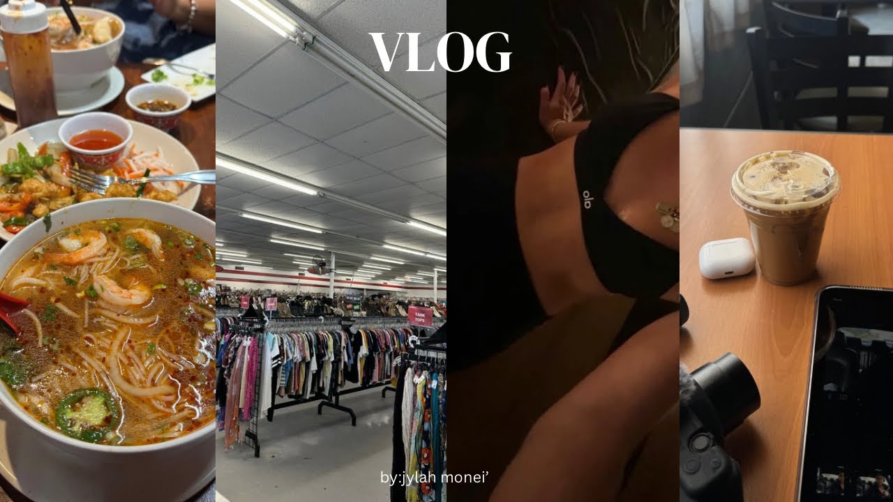 mini vlog| yoga class! shopping, pho date, trying intense mat pilates for the first time & more!