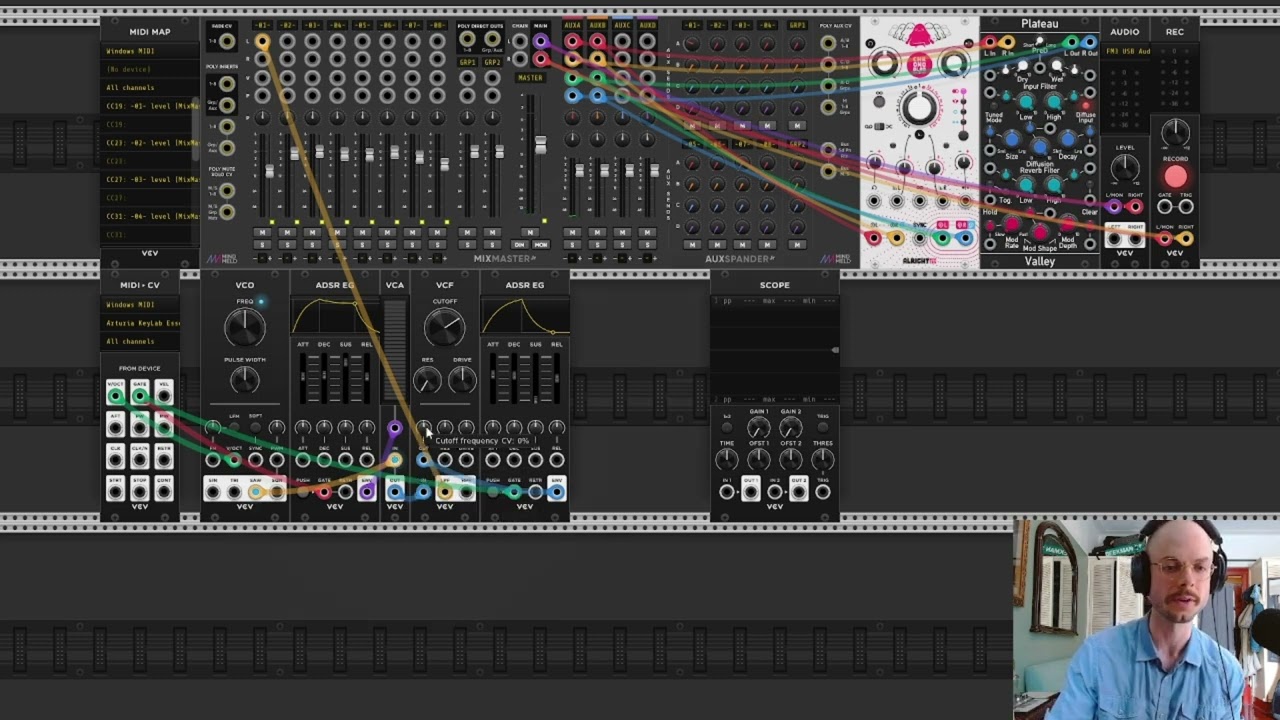 "Intro to Modular Synthesis with VCV Rack: Lesson 1: Building a Subtractive Synth