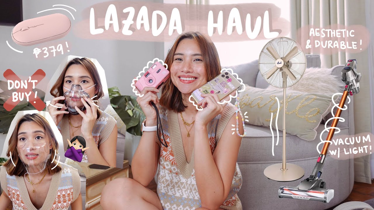 Lazada Haul (Home Finds, Film Camera, Mask & Shields!)