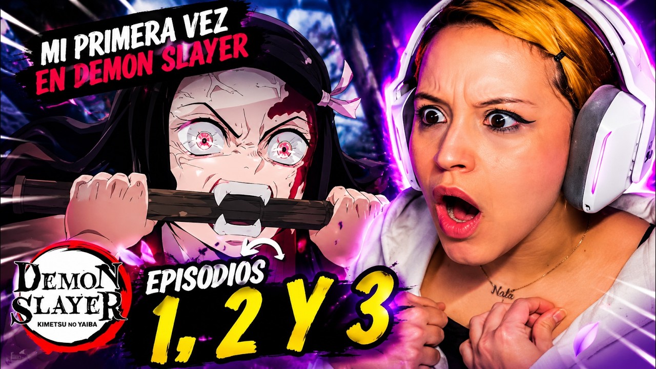 ¡PRIMERAS LAGRIMAS Y CAOS! 💮ﾒ  Kimetsu no Yaiba  | DEMON SLAYER en Japones  | E 1-2-3