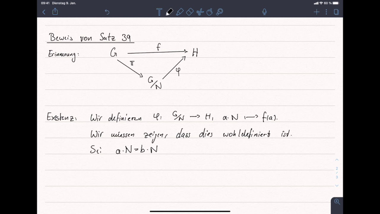 5.1: Die Homomorphiesätze