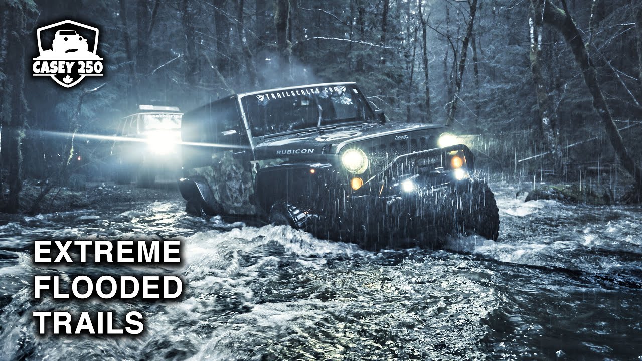 Слишком глубоко? ОПАСНОЕ приключение на бездорожье после шторма | Jeep Wrangler Extreme Off-Road