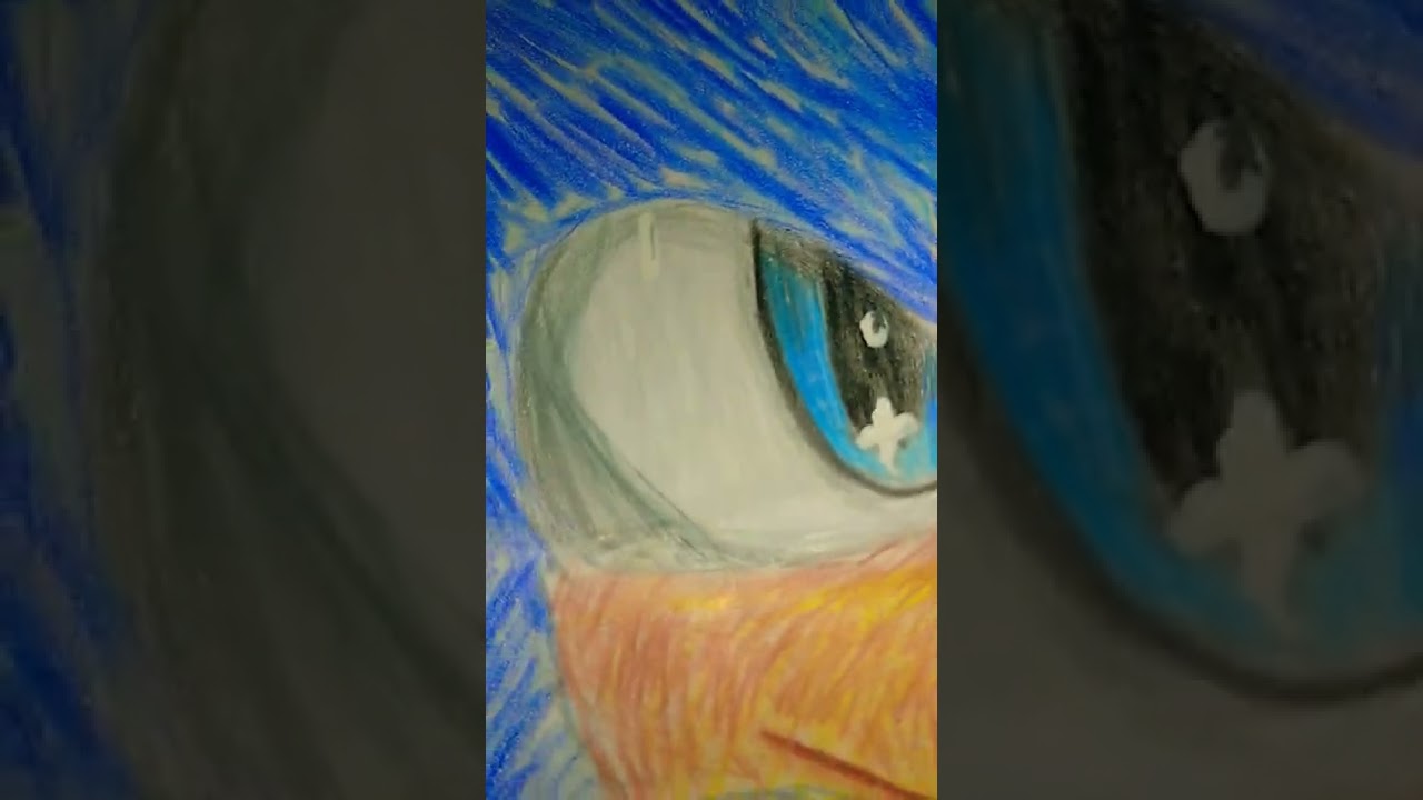 desenho Sonic #realistic #drawing