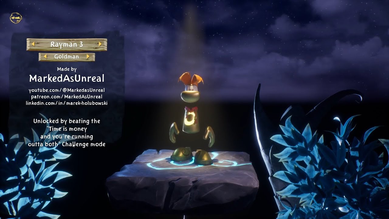 Rayman 3 Havoc Reignited - Time is Money challenge COMPLETED (with 3 green gems)