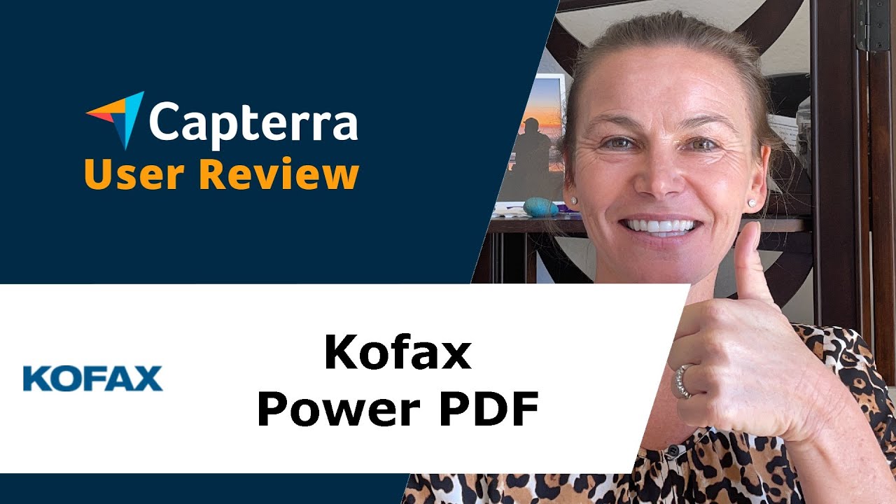 Kofax Power PDF Review: better than adobe pro