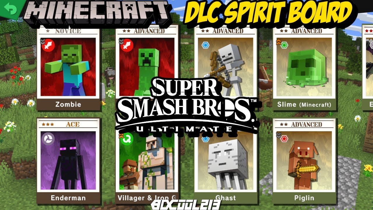 All Minecraft Steve Spirit Board Battles | Super Smash Bros. Ultimate