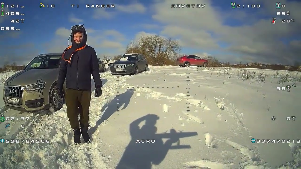 Первый полет HeeWing T1 Ranger - не удачный - все упало =)