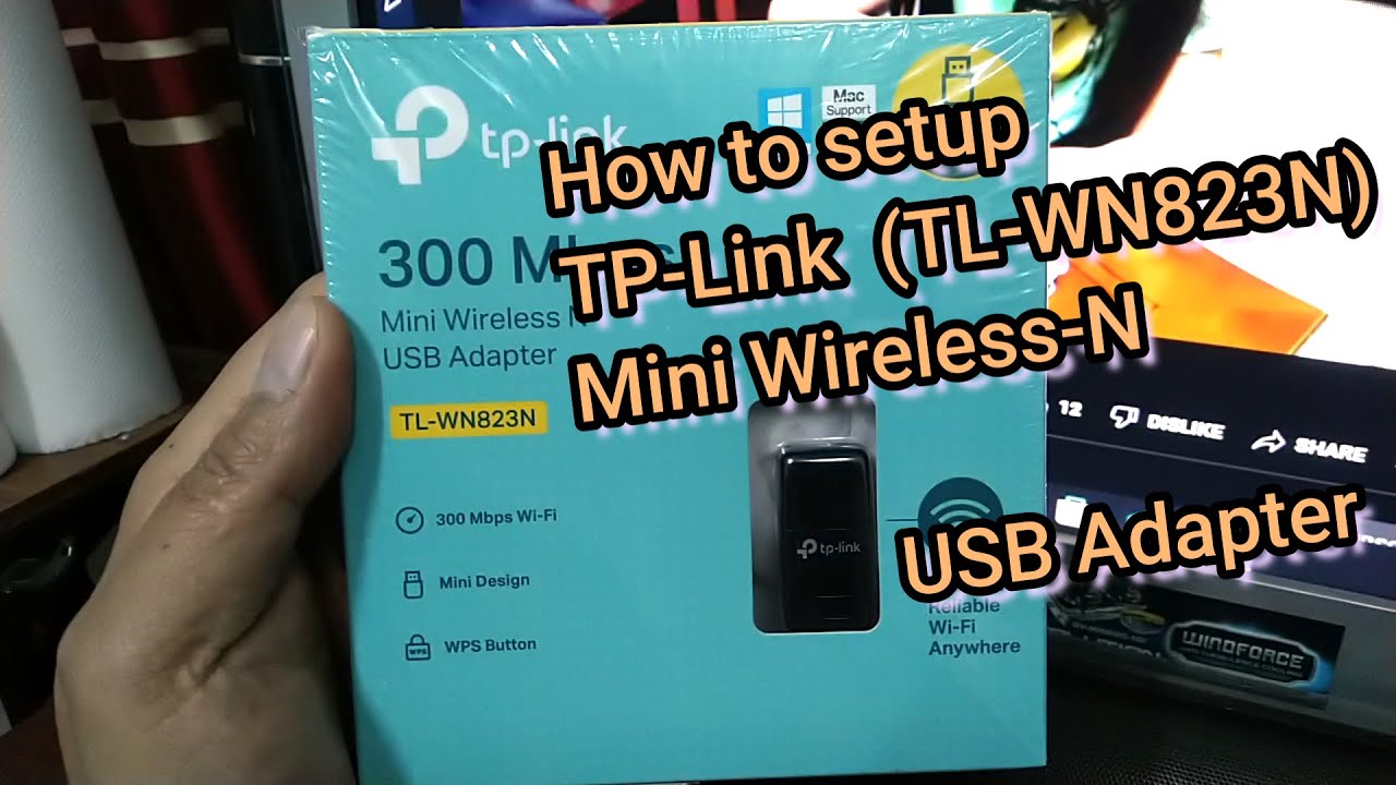 Установка USB-адаптера TP-Link Wireless-N