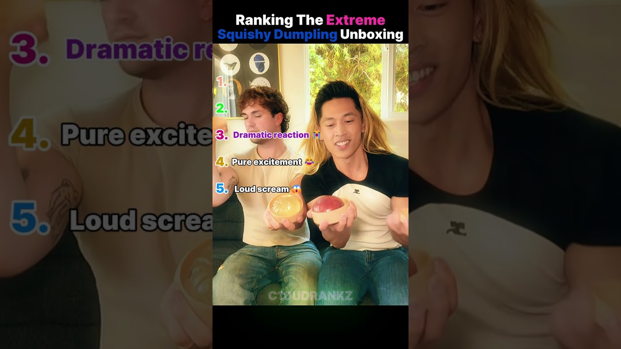 Ranking The Extreme Squishy Dumpling Unboxing 💥😂 #shorts #viral #squishydumplings