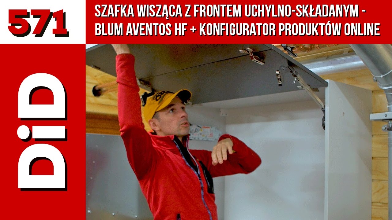 571. Szafka wisząca z frontem uchylno-składanym - Blum Aventos HF + konfigurator produktów online
