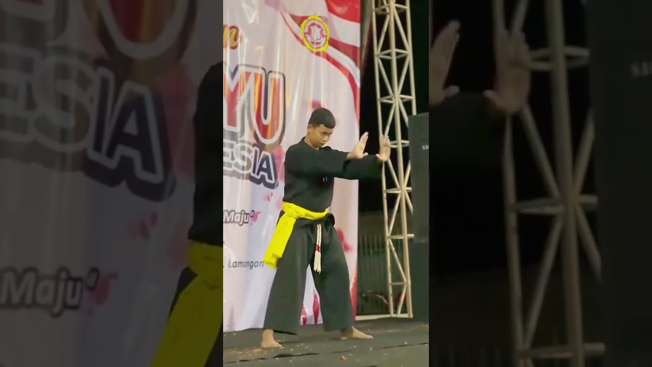 Aksi Solospel Kembangan Jurus Seni Pencak Silat Saudara PSHW TM / SH WINONGO STK MADIUN #shorts