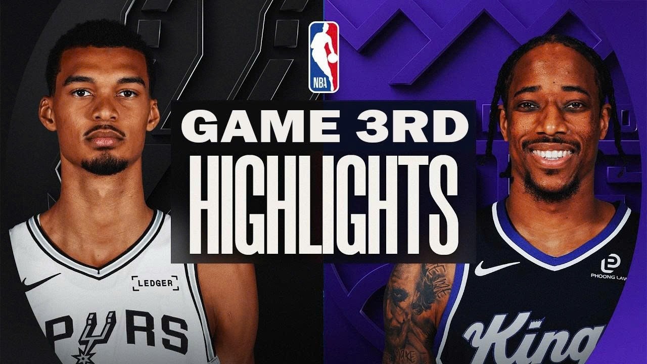 San Antonio Spurs vs Sacramento Kings Game 3rd Highlights - March 17,2026 | NBA