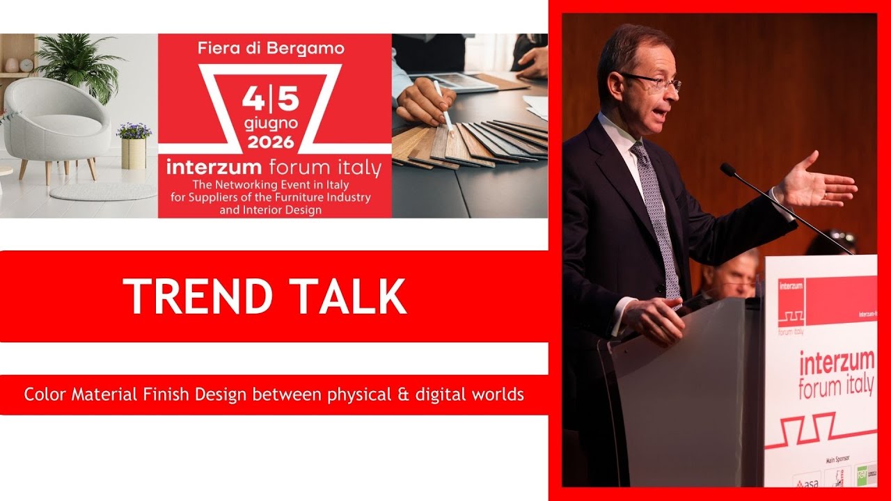 interzum forum italy 2024_Trend Talk: Color Material Finish Design between physical & digital worlds