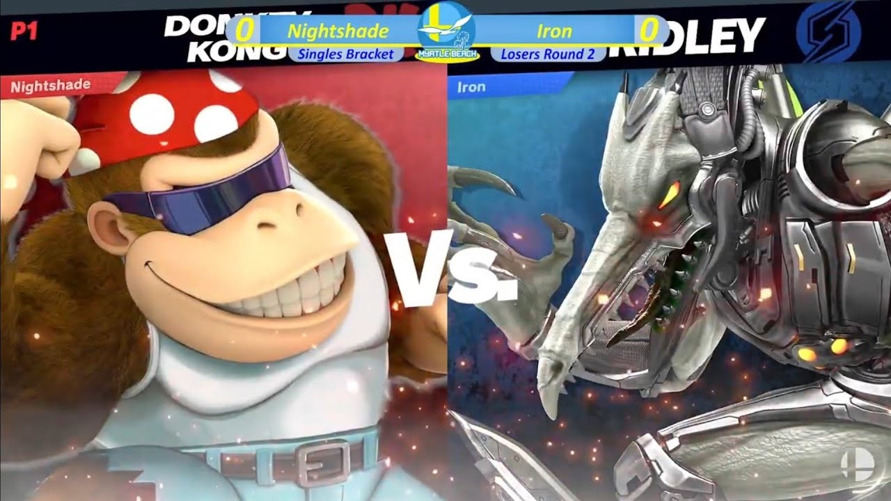 SocaSmash 144 Ultimate Singles: Nightshade (DK, Ganondorf, Joker) vs Iron (Ridley) Losers Round 2