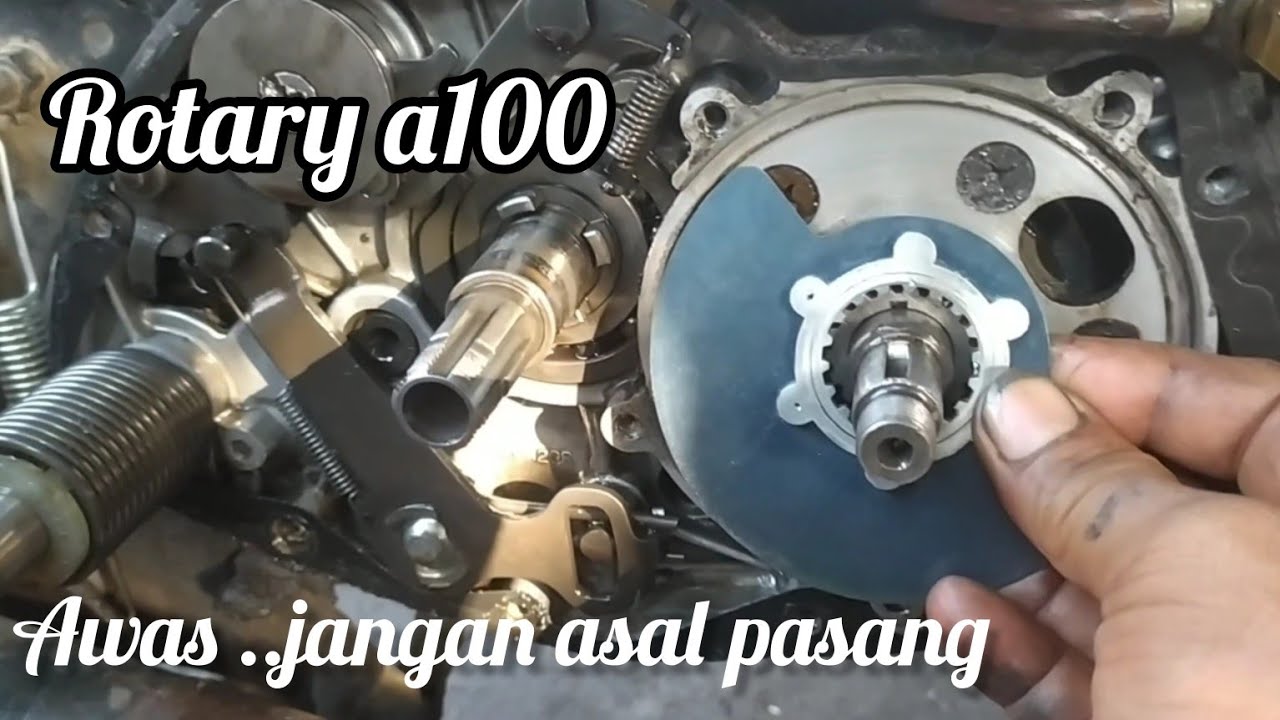 pasang rotary Suzuki A100 / cara kerja rotary