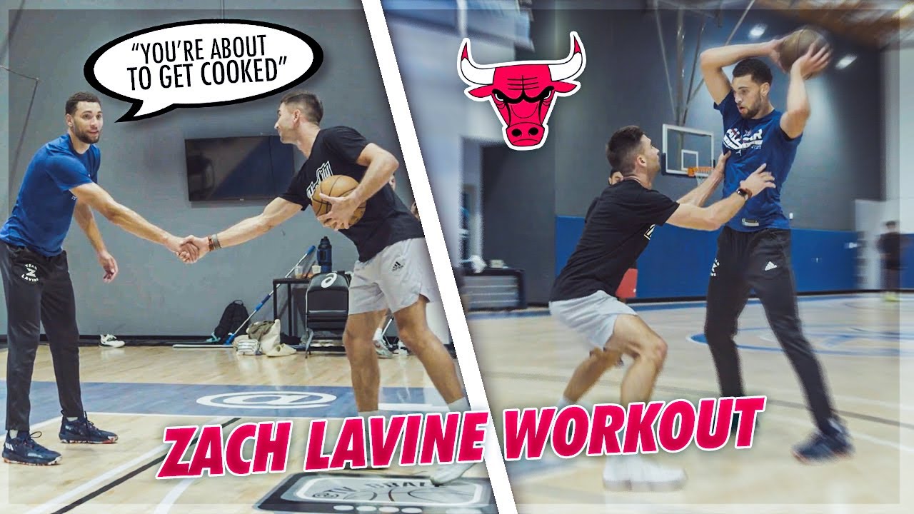 Zach Lavine Catches Fire During Workout In Front of Bulls Coaches!!