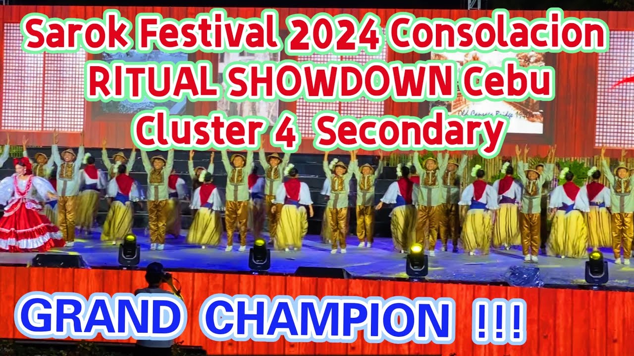 SAROK FESTIVAL 2024 C4 Secondary CHAMPION TAYUD NHS Ritual Showdown Nangka Polog Consolacion Cebu