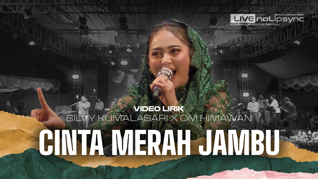 CINTA MERAH JAMBU - VIDEO LIRIK - Yuk Nyanyi Bareng Silvy Kumalasari