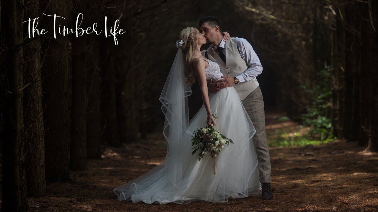Off-Grid Forest Wedding: Timbers Tie The Knot