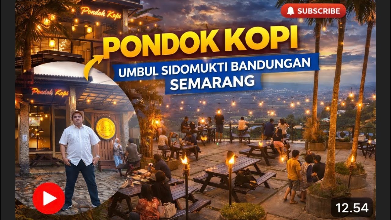 🔴#239 New Pondok Kopi Umbul Sidomukti Bandungan Semarang‼️ Melihat City Light dari Pegunungan