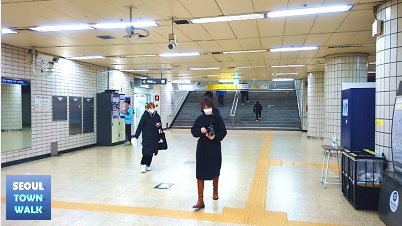【4K】 19-0-0-11. Seoul Subway, Mapo-gu Office Station Walking Tour, Korea [Mapo-gu]┃마포구청역 걷기 [마포구]
