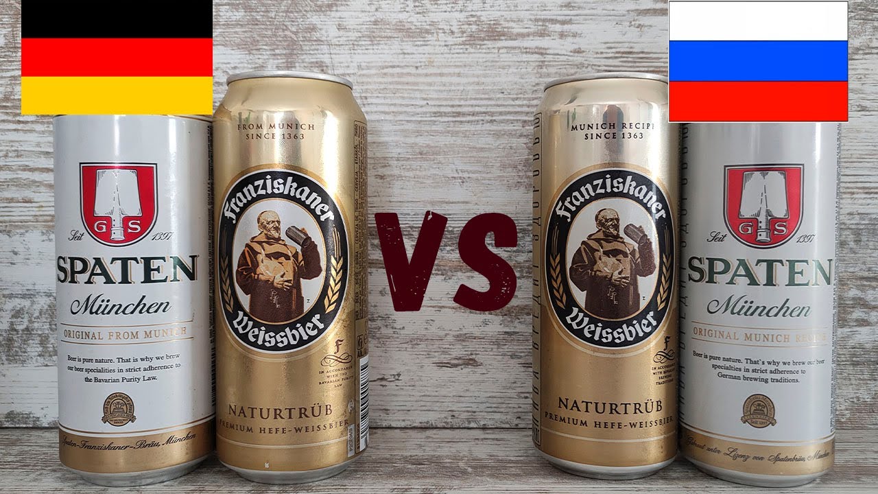 Немецкие Franziskaner и Spaten против наших \ Импортозамещение в пиве \ Пиво оригинал vs лицензии
