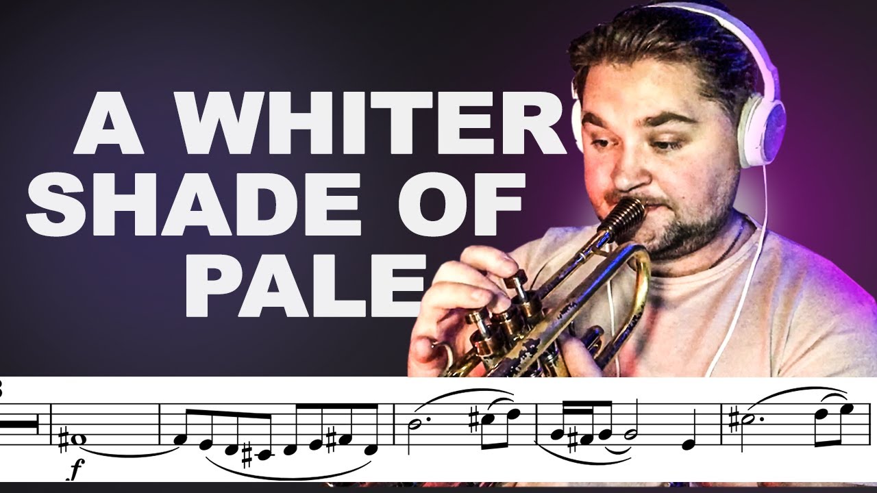 A Whiter Shade of Pale Trumpet Sheet Music (Procol Harum)