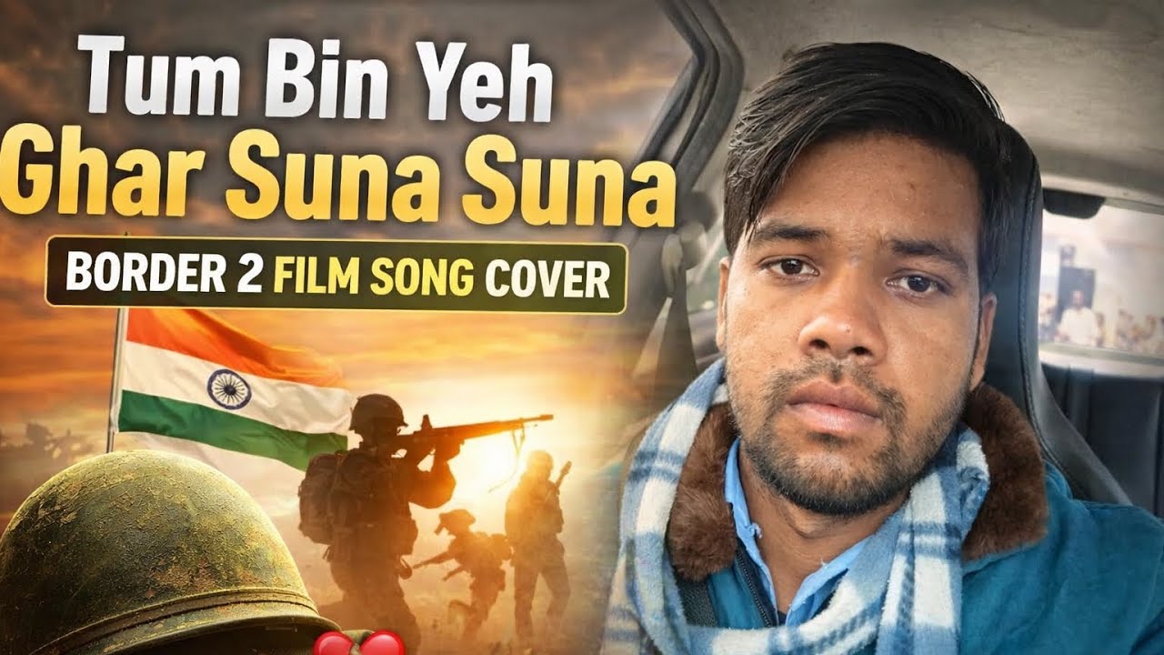 Tum Bin Yeh Ghar Suna Suna | Border 2 Film Song Cover | Emotional Face Video #rajendrakumarcabdriver