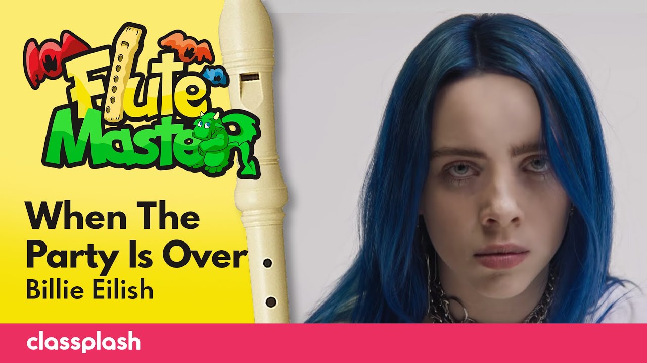 When the party's over - Billie Eilish | Recorder Lesson with Flute Master
