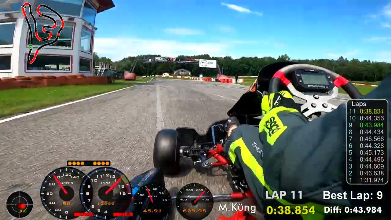 Karting Ampfing DE 2024 / 4. Saisonlauf Final Rennen / KCS / KZ2 / Parolin / TM KZR1
