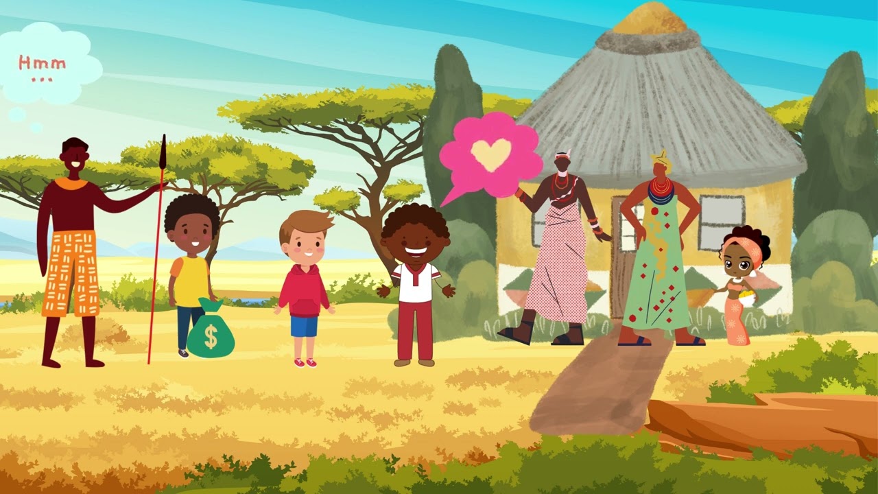 Conto africano:  a  menina que n&atilde;o queria falar
