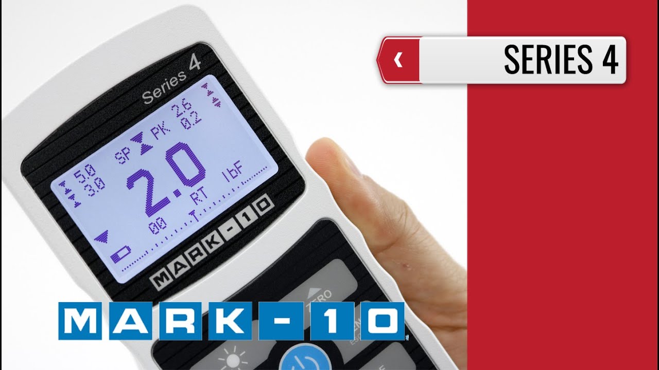 Mark-10 M4: Advanced Force Gauges (product video presentation)