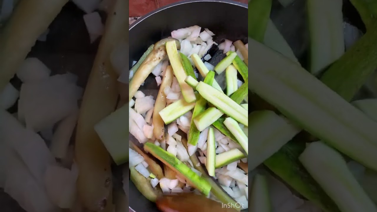 Spaghettis aux légumes 